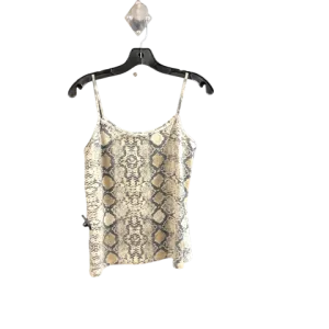 Animal Print Top Sleeveless Basic Zara, Size L
