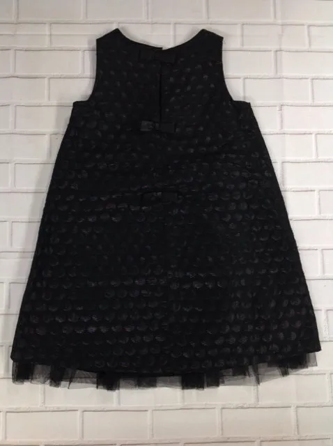 Baby Gap Black Polka Dot Dress