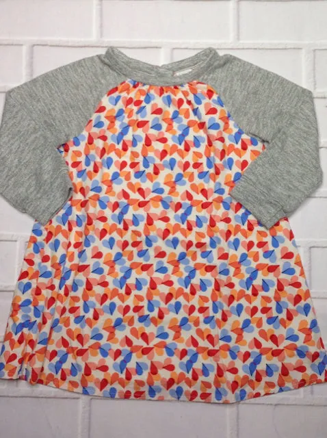 Baby Gap BLUE & ORANGE Hearts Dress