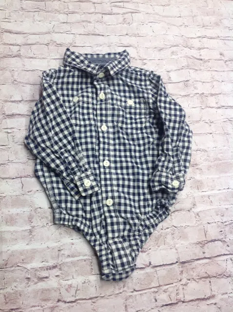 Baby Gap Blue & White Top
