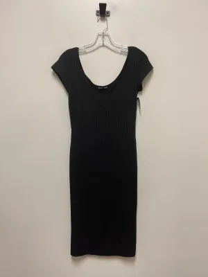 Black Dress Casual Midi Zara, Size M