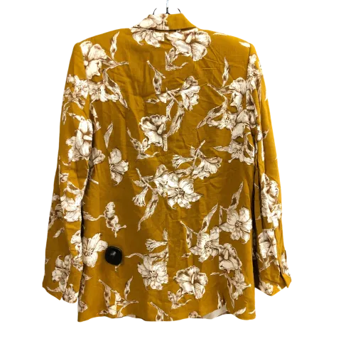 Blazer By Zara In Gold, Size: Xs