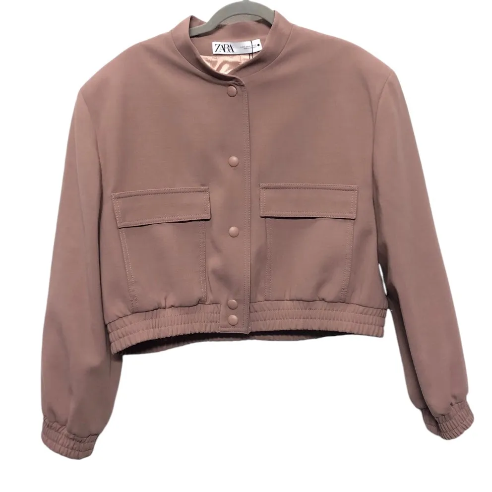 Blazer By Zara Women In Brown & Pink, Size: Xl