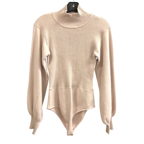Bodysuit By Zara In Cream, Size: L