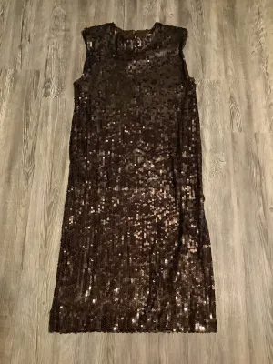 Dress Party Long By Zara In Brown, Size: S