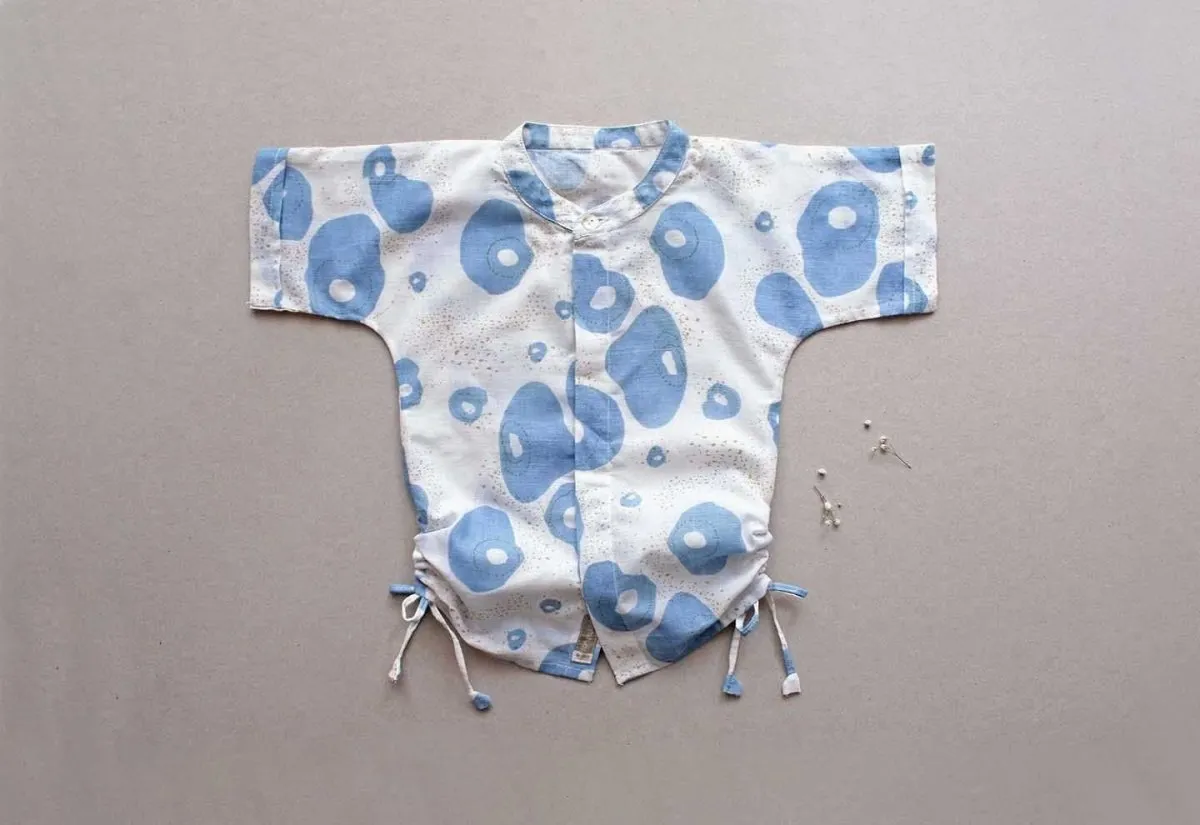 Flutter Blobs Drawstring Shirt