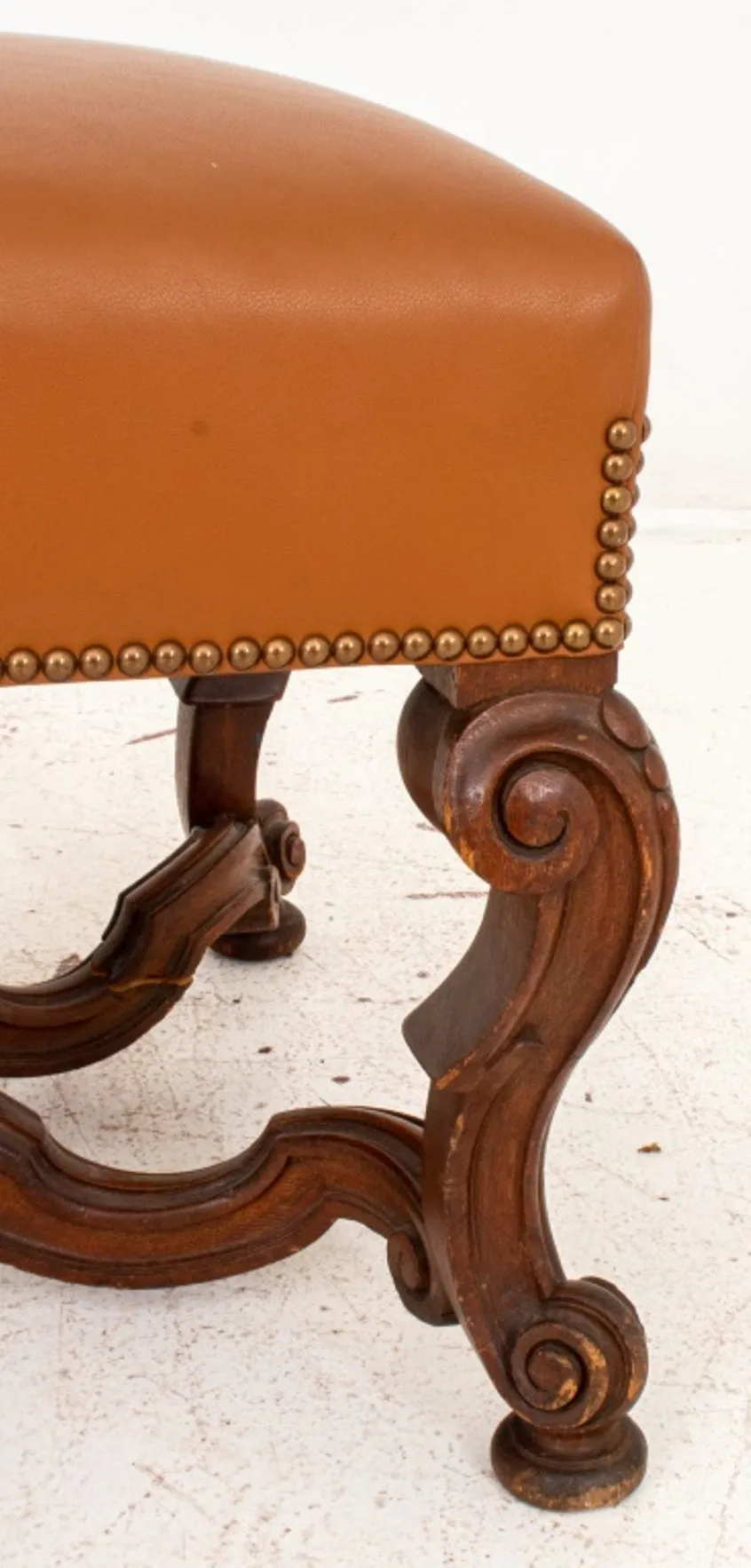 Late Regence Louis XV Style Upholstered Tabouret