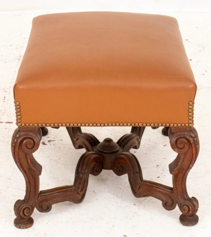 Late Regence Louis XV Style Upholstered Tabouret